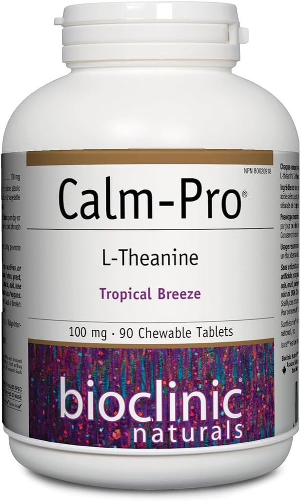 Bioclinic Calm Pro Chewable Tablets, 90 Cuenta