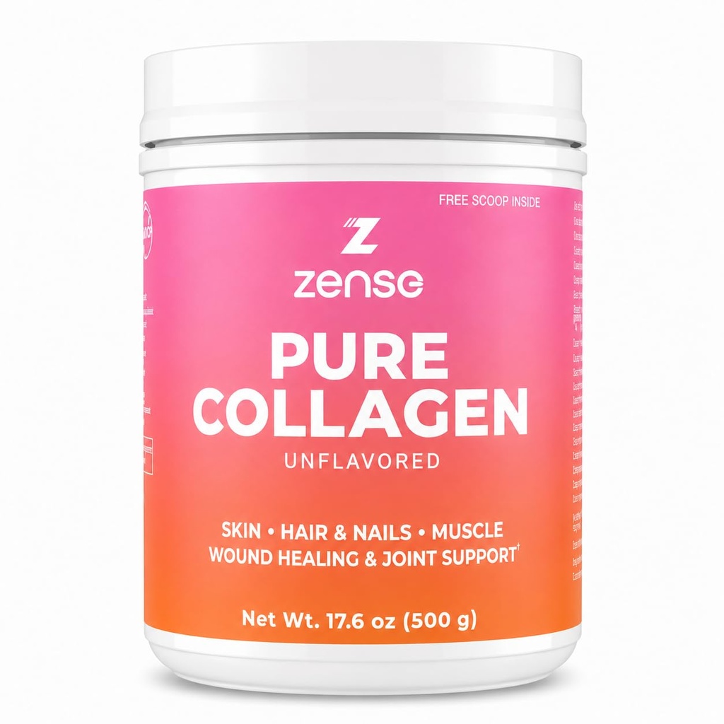 Hidrolyzed Collagen Powder for Women ' Men, Organic Collagen Peptides Powder, Tipo I & III Bovine Collagen – High Protein, Pure Collagen Content, Additive-Free - Colágeno Hidrolizado for Women (500 g)