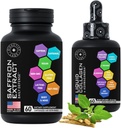 Liquid Collagen " Ashwagandha and Pure Saffron Extract Capsules Beauty and Energy Support Bundle