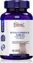 (3 Pack) Esmond Natural: Senna Complex Tablet - Lemon & Green Tea (Bowel Health, Cleansing & Regularity), GMP, Natural Product Assn Certified, Made in USA - 620mg, 180 Tablets