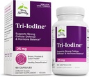 Terry Naturalmente Tri-Iodine - Suplemento dietético para el apoyo a la salud de la mama y la próstata - Función tiroidea saludable Suplemento Ayuda - 25 mg, 60 cápsulas