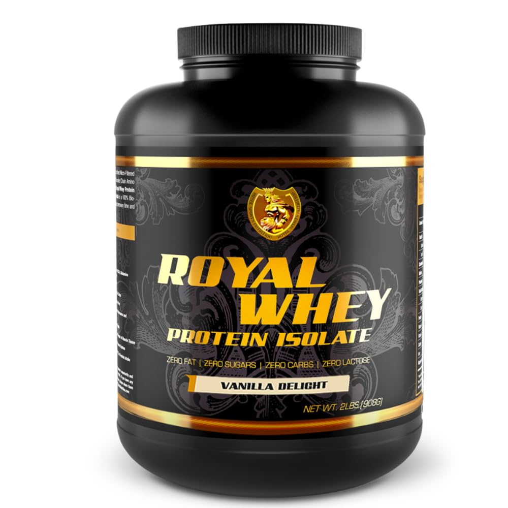 RSN Royal 100% Isolate Protein Powder Silencio 27g Protein Isolate Silencio 0 Azúcar Silencio 1g Carbs Silencio 5 lbs Silencio 76 Serviciones Silencio Vanilla Delight