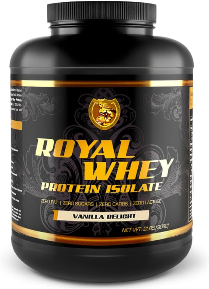 RSN Royal 100% Isolate Protein Powder Silencio 27g Protein Isolate Silencio 0 Azúcar Silencio 1g Carbs Silencio 5 lbs Silencio 76 Serviciones Silencio Vanilla Delight