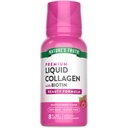 Verdad de la naturaleza Suplemento de Collagen líquido con Biotin Silencio Tipo 1 &amp; 3 ← Berry Flavor  8 fl oz ← Non-GMO &amp; Gluten Free