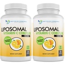 Liposomal Vitamin C 1400mg Per Serving - High Absorption Ascorbic Acid, Lypo-Spheric Vitamin C Complex Immune Support Supplement w/Powerful Antioxidants and Collagen Booster, (180 Veggie Caps 2 Pack)