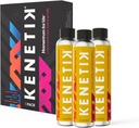 Kenetik Ketone Drink Mix, Exogenous Ketones Blend, Keto, Caffeine &amp; Sugar Gratis, Vegan Nootropics Brain Supplement for Memory and Focus, D-BHB Ketones - Pineapple Passionfruit, 3PK (12 Servings)