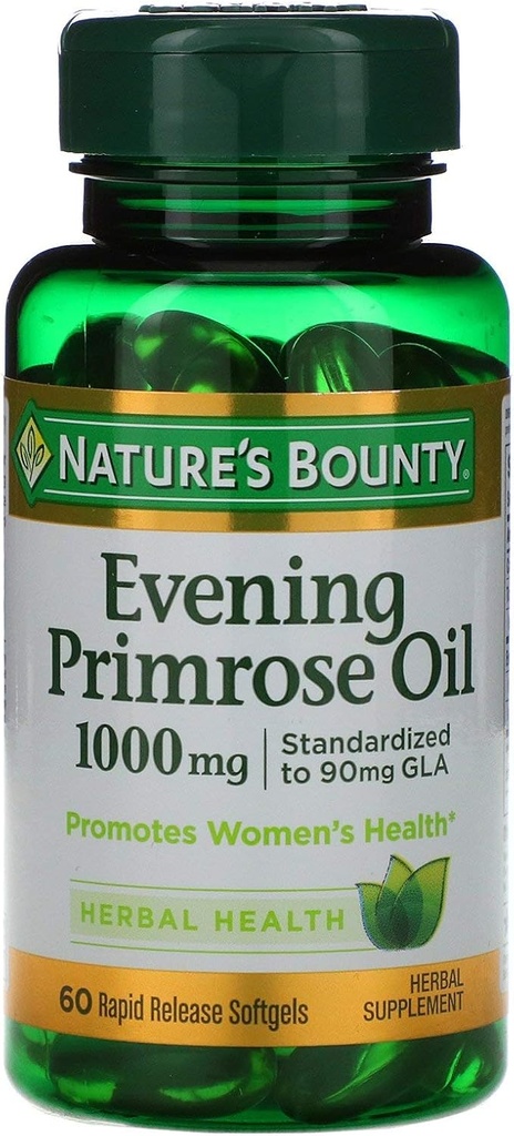 Primrose de noche de la naturaleza 1000 mg - 60 Rapid Release Softgels