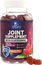 Soporte Conjunto Gummies Glucosamine Plus Vitamina E - Suplemento de Apoyo Conjunto de la Naturaleza para el Descomiso ocasional por la espalda, rodillas & manos - cartílago " Salud conjunta " Apoyo a la flexibilidad - 120 Gummies