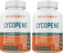 2 Botellas Lycopene 50mg 180 Capsules Total