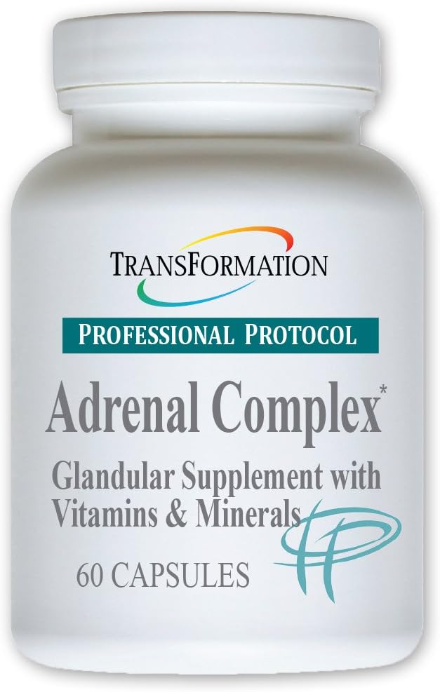 TRANSFORMACIÓN LA GENESIS DE BUENA HEALTH Enzymes Complejo Adrenal - 60 cápsulas - Formulación sinérgica de hierbas y vitaminas para apoyar un sistema endocrino saludable