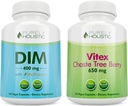 Puramente Holistic Dim 400mg &amp; Bioperine + Vitex Chaste Berry 650mg Bundle - 270 Vegan Capsules - Made in The USA