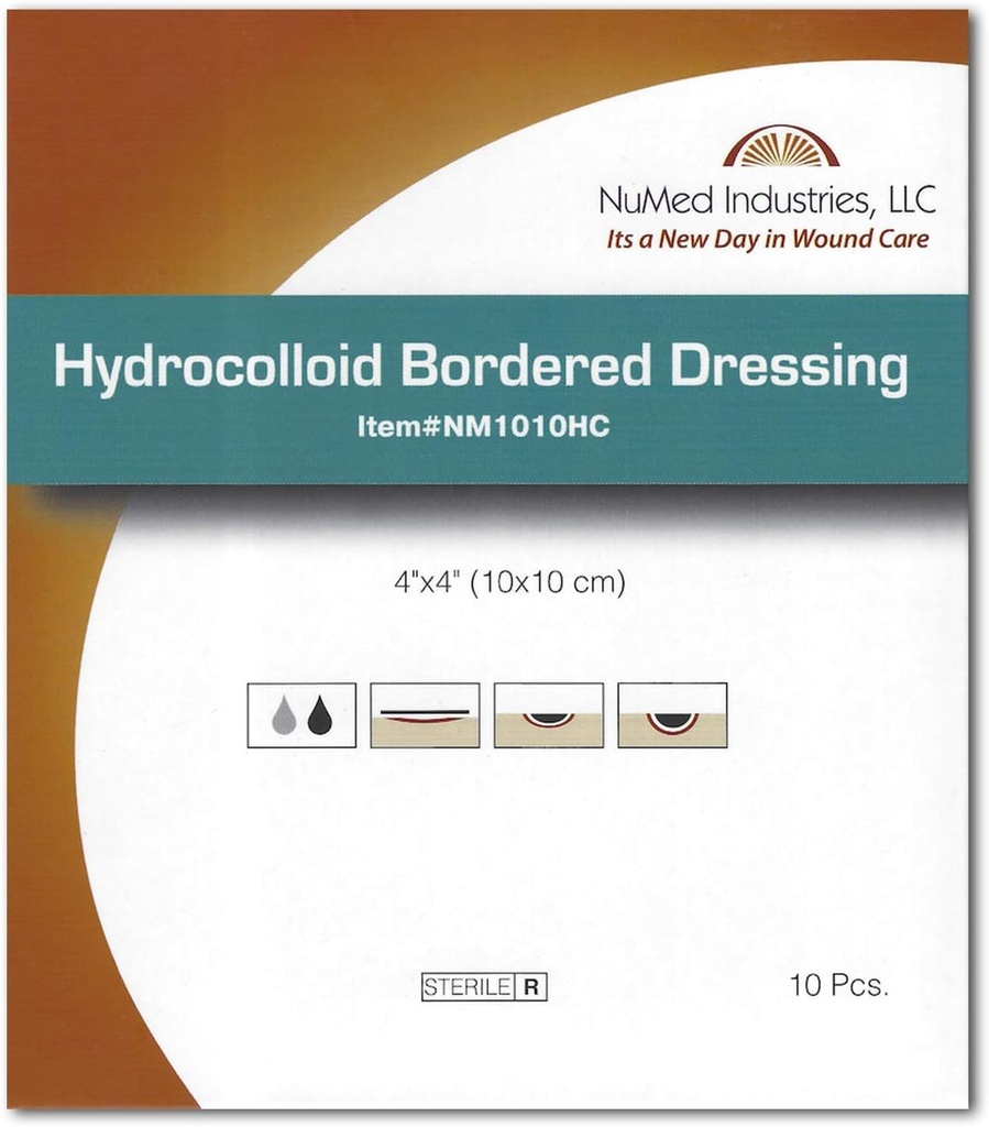 Hydrocolloid Fronterizo Dressing 4x4 10/Box