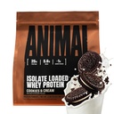 Animal Whey Isolate Protein Powder - Cargado para Pre &amp; Post Workout Muscle Builder y recuperación con enzimas digestivas para hombres y mujeres - 25g Proteína, gran sabor, bajo azúcar - Cookies &amp; Cream 2 libras