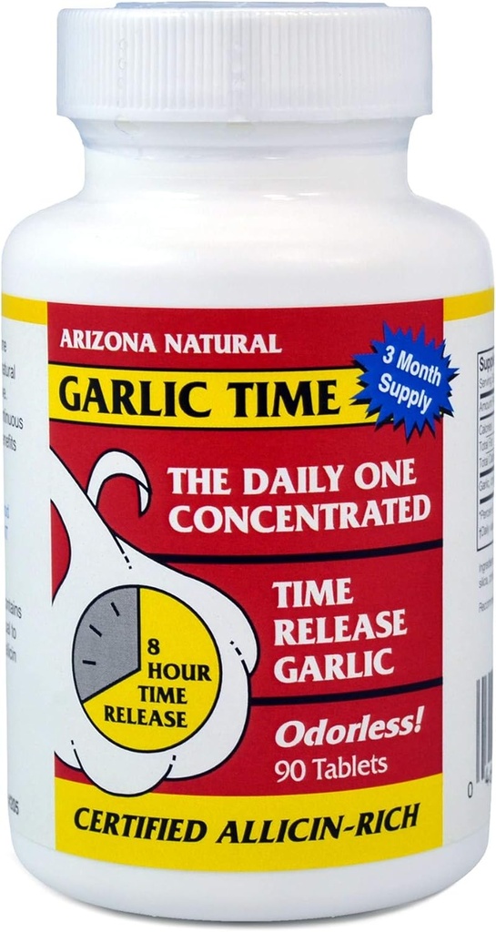 Arizona Naturales Tiempo de Ajo Release 90 Caplets