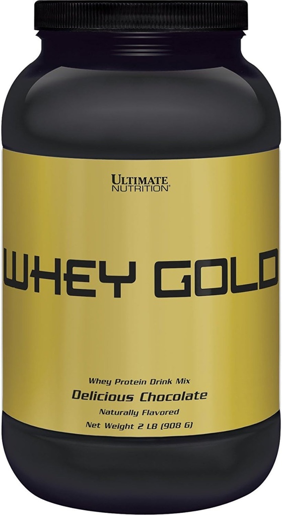 Ultimate Nutrition Whey Gold Protein Powder con 20 Gramos de Protein Whey Protein Isolate y Aminoácidos para el desarrollo y recuperación del músculo máximo, 27 Servimientos, Chocolate