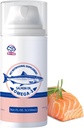 Aceite de pescado salmón silvestre para perros pequeños " Gatos -3X Omega 3 Skin " Coat Support - Suplemento de alimentos emulsionados concentrados para mascotas - EPA natural + DHA Fatty Acids for Joint Function, Immune " Heart Health