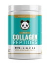 Laboratorios de Bio Subterráneo: Panda Supps Hidrolyzed, Grass-Fed, Multi Collagen Peptides (Tipos I, II, III, V y X) (30 Servimientos, Desflavorados)