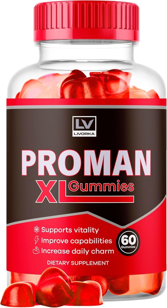 Proman XL Gummies, Proman XL Gummies para Hombres, PromanXL Gummies Advanced Formula, Proman XL Capsules, Proman XL Gummies Reseñas, Proman XL Gummies Complemento Soporte, 60 Gummies para 1 Mes