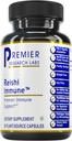 Premier Research Labs Reishi Immune Support Supplement- Reishi Mushroom Capsules, Orgánica Reishi Mushroom Extract for Women and Men, Contains Red Algae, Turmeric, Milk Thistle - 90 Pure Vegan Capsules