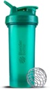 BlenderBottle Shaker Bottle con organizador de píldoras y almacenamiento para Protein Powder ProStak System, 22 onzas, Teal
