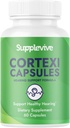 Cortexi Hearing Support Fórmula - Ear Tinnitus Alivio para Anillos, Tinnitus Suplemento " Hearing Vitamins to Help Silence The Noise, Safely and Naturally, 60 Capsules (1)