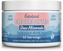 Minerales crudos + Glycine ← Electrolitos de Keto sin sabor Polvo Silencio No Sugar, Stevia o Fillers