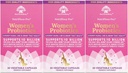 Nutricelebrity Probiotics for Women 10 Billion CFU 6 Strains, Organic Prebiotics for Digestive,Vaginal ventajaInmune Health,PH Balance & Feminine Health,Period Pain, BV Relief, Cranberry Extract+ 3 Pack