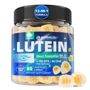 Lutein sin azúcar 20mg 40mg y Zeaxanthin Gummies for Eyes with Omega 3 (EPA 190mg & DHA 80mg), Lutein Suplementos Vitaminas Ojo Mangas Filled Plus Bilberry, Goji Berry &amp; Saffron, Vegan - 60 Condes