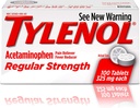 Tylenol Reg Strngth 100'S Tamaño 100ct Tylenol 325 Mg Regular Strength Doin Reliever