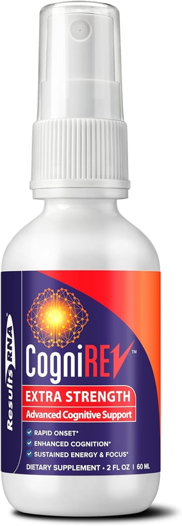 Resultados RNA CogniREV Advanced Cognitive Support for Sustained Energy and Focus (2 oz - 30 Servings - 2,000mg)