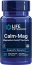 Ampliación de vida Calm-Mag, Magnesium Acetyl taurinate, Daily Stress Management Formula, apoya la calma y la relajación, libre de gluten, no Gluten, vegetariano, 30 cápsulas