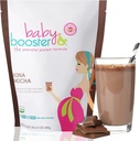 Baby Booster Chocolate Mocha Prenatal Vitamin Suplemento y Protein Shake,Caffeine Free,All Natural,Vegetarian DHA,High Protein,Methyl Folate,B Vitaminas,Great for Morning Sickness,16.4Oz(1.03LB) 465G