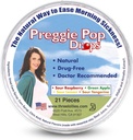 Preggie Pop Drops ← 21 gotas ← La enfermedad de la mañana durante el embarazo ← Seguro para embarazada mamá &amp; Baby TEN Gluten Free ← Cuatro sabores: Lemon, Raspberry, Green Apple, Tangerine
