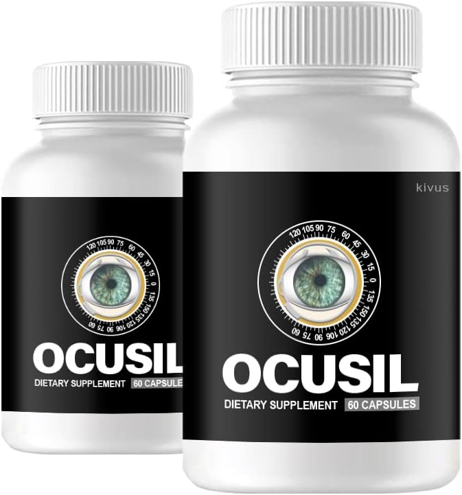 (2 Pack) Ocusil - Ocusil Eye Support Suplemento dietético (120 cápsulas)