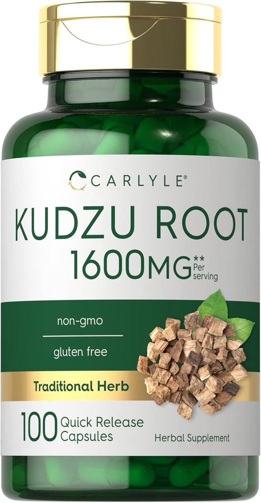 Carlyle Kudzu Root  100 Extract Capsules ← Non-GMO y Gluten Free Fórmula