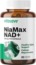 Vitasave NiaMax NAD+ Suplemento – 300mg Niacinamide Riboside per Capsule – Precursor NAD+ de alta potencia para la energía, el envejecimiento saludable y la función metabólica – Vegano, no GMO, libre de gluten (30 cápsulas)