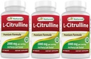 Mejores Naturales L-Citrulline 2000mg/Serving - No GMO - Gluten Gratis - 120 Tabletas (120 Cuenta (Pack of 3))