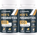 Probióticos para Hombres, 500 millones de UC &amp; 12 Estrechos Probiótico para Hombres, con Turmérico, Arándano, Goji - Probióticos para la Salud Digestiva, Gut, Immune &amp; Bloating, Prostate &amp; Urinary Tract Health, 120 cápsulas