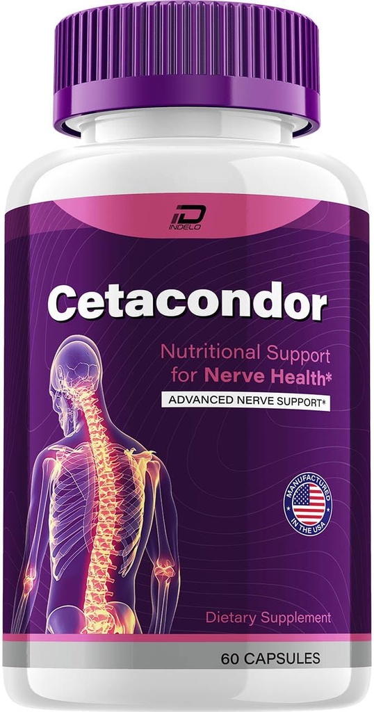 Cetacondor Health & Brain Support – Cetacondor Advanced Nootropic Formula All-Natural Focus Supplement, Support Reviews (1 Pack - 60 cápsulas)