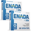 ENADA 10X NADH Suplemento con Fórmula de Vida Activa para el Estilo de Vida Activa ← Energía Natural Booster Grande para Jet Lag, Rendimiento Atlético " Estudiar Silencio mejora la resistencia y la claridad mental 60 Lozenges.