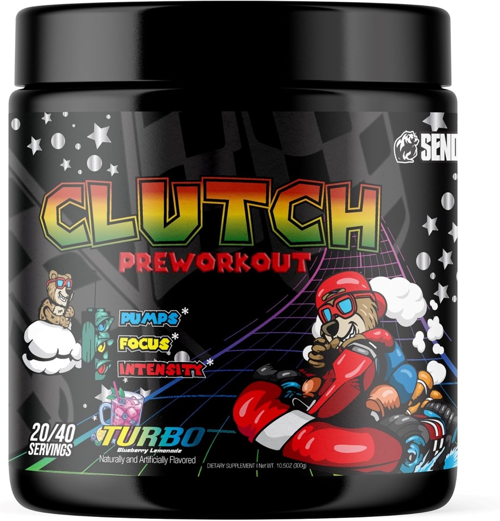 Turbo de la marca del remitente - High-Stim Pre-Workout Powerhouse con Beta Alanine, Taurine, Nitrosigine, Tyrosine, Caffeine, Bitter Orange y Alpha Yohimbine para entrenamientos intensos