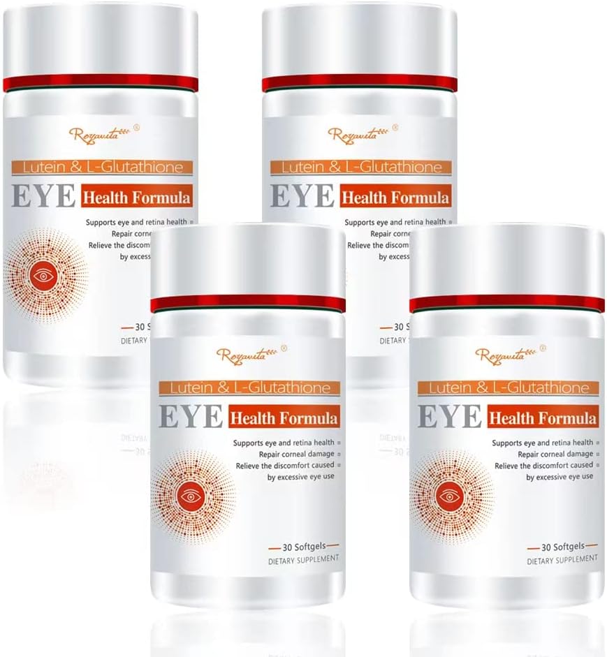 Lutein Resiste la luz azul y violeta, ayuda a la Retina a resistir la luz ultravioleta, y colabora con Zeaxanthin para:Reduce la tensión ocular y la fatiga,Promote la función ocular saludable 30 cápsulas, 4 piezas