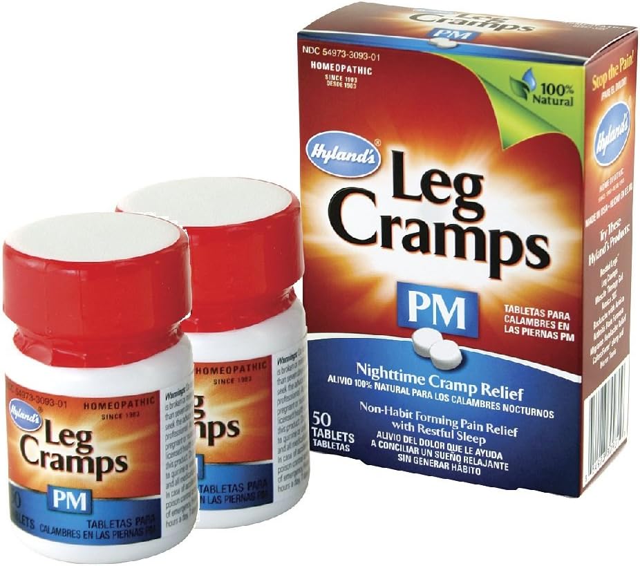 Hipotecas de la pierna de Hyland PM Tablets, 50 Conde (Pack of 2)