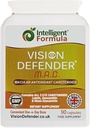 Vision Defender MAC Eye Supplement: Lutein, Zeaxanthin &amp; Meso-Zeaxanthin Triple Antioxidant Carotenoids for Eye Health and Eyesight (90 Capsules/One Capsule Daily) Made in UK