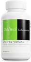 DaVinci Labs Spectra Woman - Suplemento dietético para apoyar la salud de los huesos y las necesidades de las mujeres - con vitaminas, minerales, calcio, beta caroteno, L-Cysteine, Grape Seed Extract, y más - 240 Tablets
