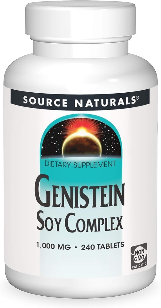 Fuente Naturales Genistein Soy Complex 1000 mg - 240 Tabletas