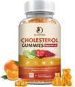 Colesterol Suplementos Gummies for Cholesterol Complejo Colesterol sano y natural para mantener niveles colesterol saludables, Daily Easy Cholesterol Gummies Snacks - 30 Day Supply