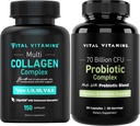 Vitaminas Vitales Capsulas Multi Collagen + Complejo Probiótico