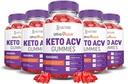 Laboratorios justificados (5 Pack Ultra Quick Keto ACV B12 Vegan No GMO 300 Gummies