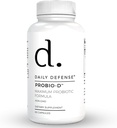 Suplemento Probiótico de Apoyo Inmunitario - Probióticos diarios para hombres con estreñimiento " Gas - Digestión y Bloating Suplemento " Probióticos para mujeres - 60 cápsulas, PROBIO-D
